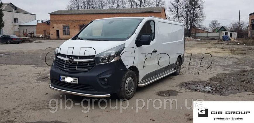 Захист переднього бампера (одинарний вус) для Toyota Land Cruiser Prado 150 (17+) d60х1,6мм 13721.F3-05.6 фото