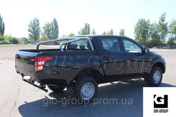 Защитная дуга на кузов (нержавеющая труба - Roll Bar)&nbsp;Mitsubishi L-200 Triton (15-18) 8733.C1-01.6 фото