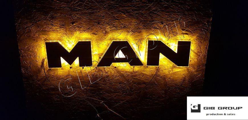 LED літери для MAN Tgs євро 5/6 *Розмір: 108 мм 1000 фото