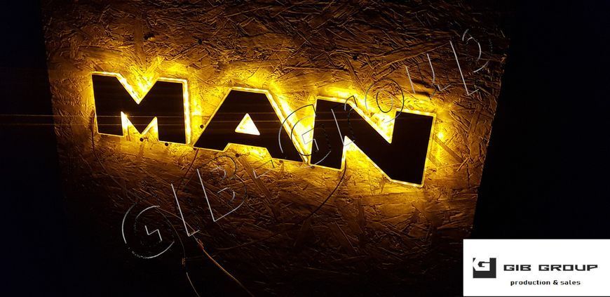 LED літери для MAN Tgs євро 5/6 *Розмір: 108 мм 1000 фото