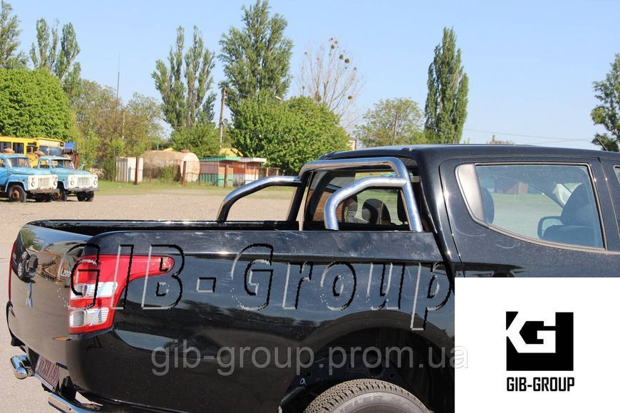 Защитная дуга на кузов (нержавеющая труба - Roll Bar)&nbsp;Mitsubishi L-200 Triton (15-18) 8734.C1-02.6 фото