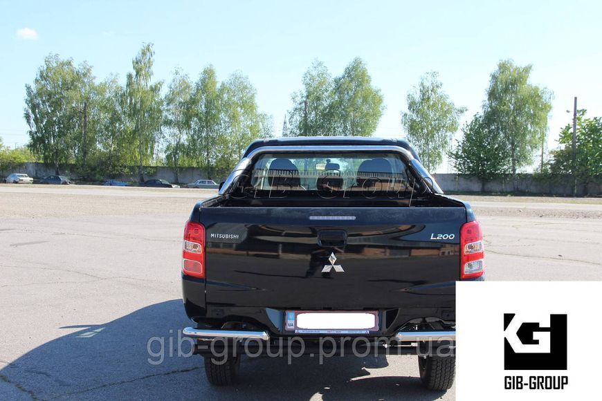 Защитная дуга на кузов (нержавеющая труба - Roll Bar)&nbsp;Mitsubishi L-200 Triton (15-18) 8734.C1-02.6 фото