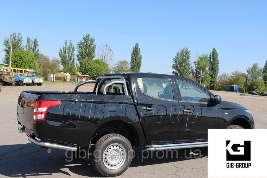 Защитная дуга на кузов (нержавеющая труба - Roll Bar)&nbsp;Mitsubishi L-200 Triton (15-18) 8734.C1-02.6 фото