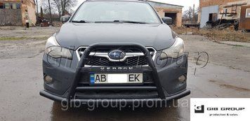 Защита переднего бампера - Кенгурятник Subaru XV (11-17) d60х1,6мм 11213.F1-71.6 фото