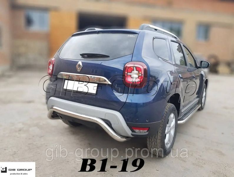 Задній захист одинарна труба для Hyundai Tucson (2015+) d60х1,6мм 5260.B1-19.6 фото