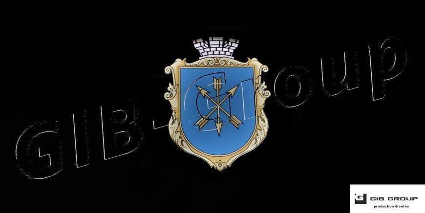 Led эмблема универсальна для грузовика, Герб города "Хмельницкий" 16627 фото