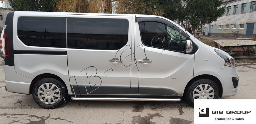 Пороги бічні майданчик для Volkswagen T5 (2009-2016) d51х1,6мм 13039.S2-04S.5 фото
