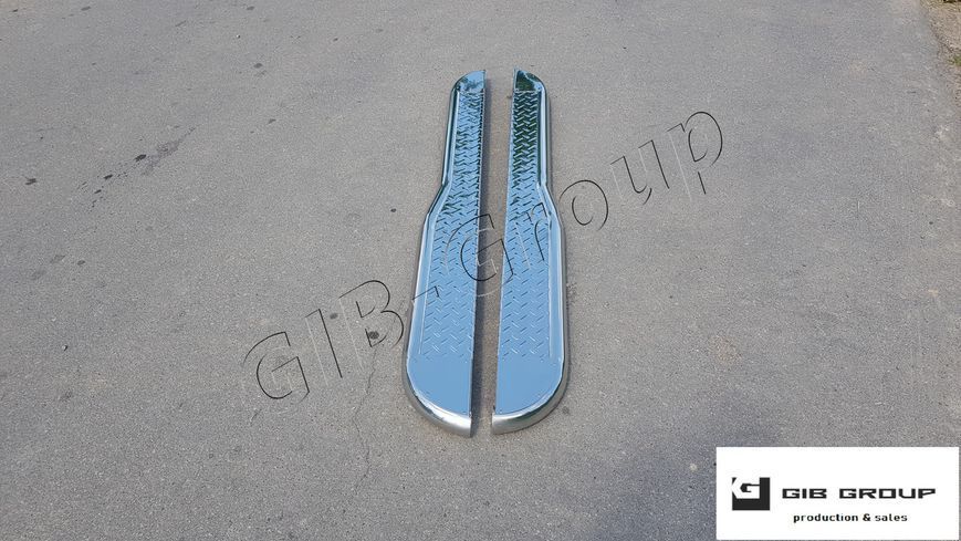 Пороги бічні майданчик для Chery Beat (10+) d60х1,6мм 1340.S2-10.6 фото