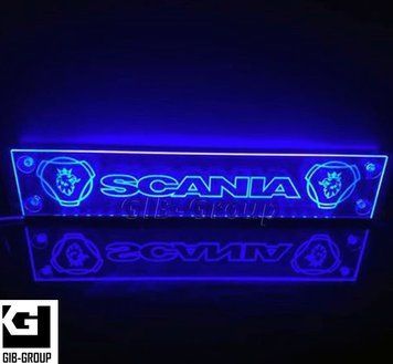 Led RGB табличка на ветровое стекло грузовика SCANIA (500*100) 16157 фото