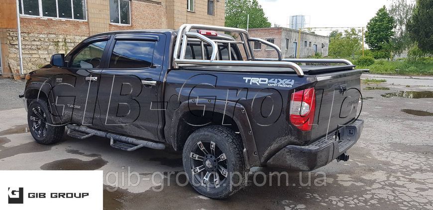 Защитная дуга на кузов (нержавеющая труба - Roll Bar)&nbsp;Toyota Tundra (14+) 14180.C1-06.6 фото