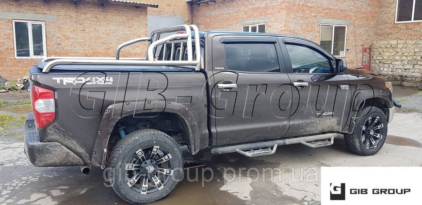 Защитная дуга на кузов (нержавеющая труба - Roll Bar)&nbsp;Toyota Tundra (14+) 14180.C1-06.6 фото