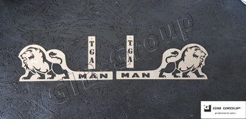 Набір накладки на ручки MAN Tga 15618 фото