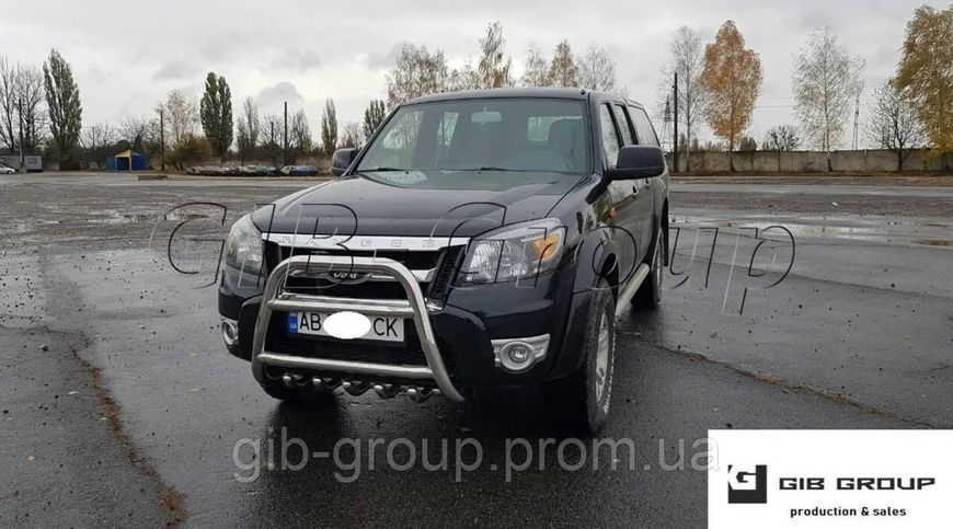 Захист переднього бампера - Кенгурятник Nissan Primastar (01-13) d51х1,6мм 9075.F2-04.5 фото