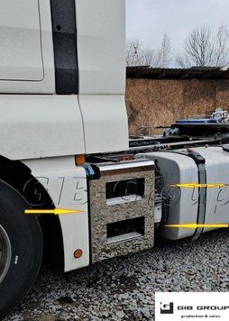 Кришка сходинки водійська сторона для Man TGX Euro 6 (2012+) Технічна нержавійка 14631/Т430 фото