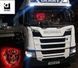 Led зеркало в спальник для&nbsp;грузовика с логотипом SCANIA с красной подсветкой 16114 фото 6