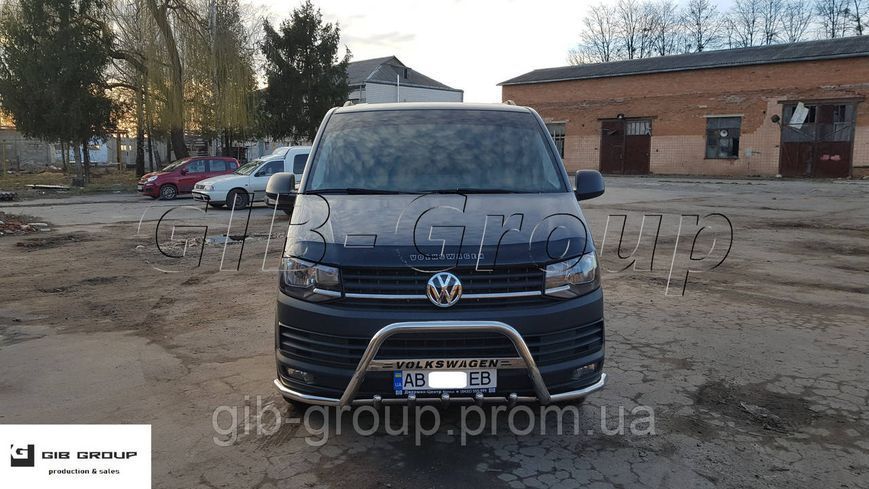 Защита переднего бампера - Кенгурятник Volkswagen T6 (2016+) F1-28.6 фото