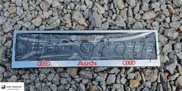 3D Рамка номерного знака с 3D красной надписью и логотипами "Audi" 14746 фото