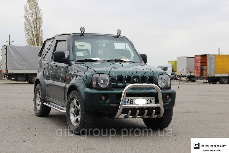 Захист переднього бампера - Кенгурятник Suzuki Jimny (04+) F2-01.6 фото