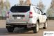 Защита заднего бампера (двойная нержавеющая труба - двойной ус) Renault Duster (2009+) B1-10.6 фото 2