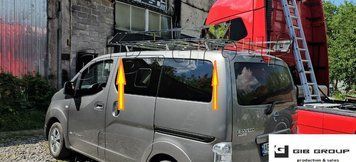 Экспедиционный багажник на крышу Nissan NV200 (2009+) металл нержавеющая сталь&nbsp;AISI 304 14726 фото