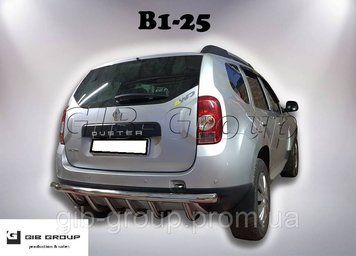 Защита заднего бампера для Renault Duster ( 2009+ ) B1-25.6 фото
