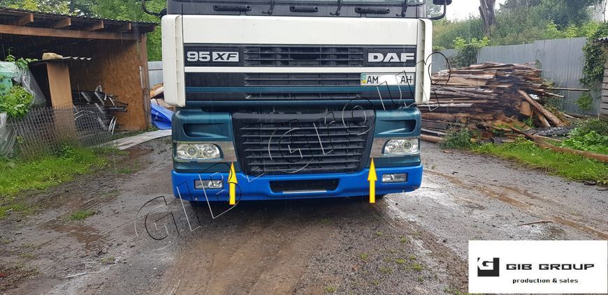 Хром накладки Окантовка фар (комплект 2шт) DAF XF105 0019 фото
