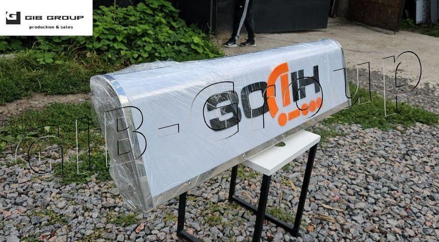 Рекламний LED бокс з 3D написом "ЗОЛІН" 3250 фото