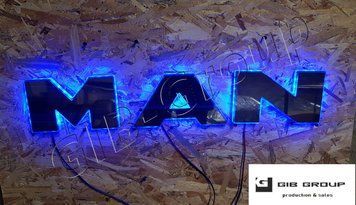 LED літери для MAN TGA 15184 фото