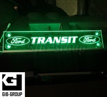 Led RGB табличка на ветровое стекло грузовика "Ford Transit" (500*100мм) 16159 фото