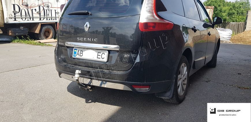 Хром накладка окантовка нижнього бампера для Renault Scenic (2009-2013) 0758 фото