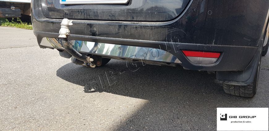 Хром накладка окантовка нижнього бампера для Renault Scenic (2009-2013) 0758 фото