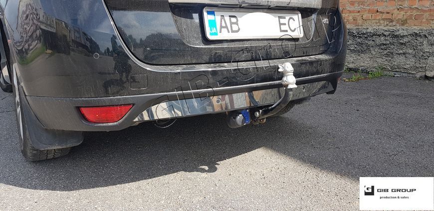 Хром накладка окантовка нижнього бампера для Renault Scenic (2009-2013) 0758 фото