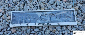 3D Рамка номерного знака с 3D надписью и логотипами LEXUS 14773 фото