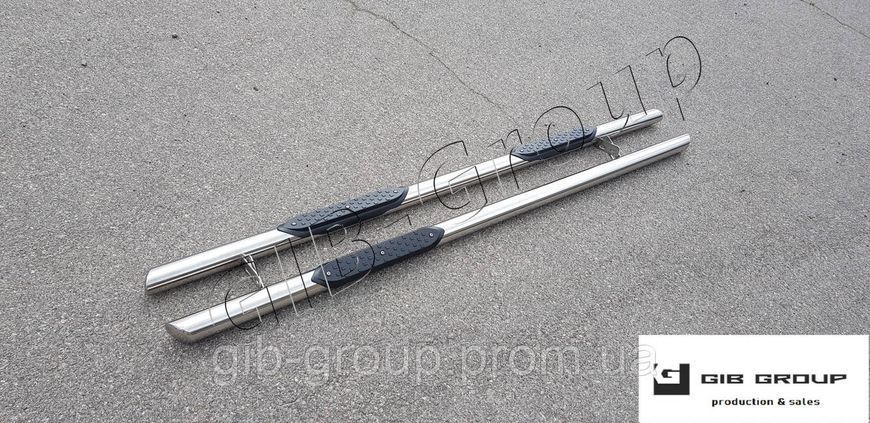 Пороги бічні труби Honda CRV (12-16) D60 з накладками 5472.S1-02.6 фото