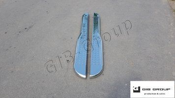 Пороги бічні майданчик для Fiat Ducato (94-06) d60х1,6мм 2827.S2-10L.6 фото