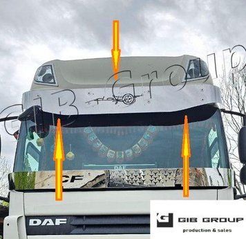 Козырек лобового стекла для DAF CF 14552 фото