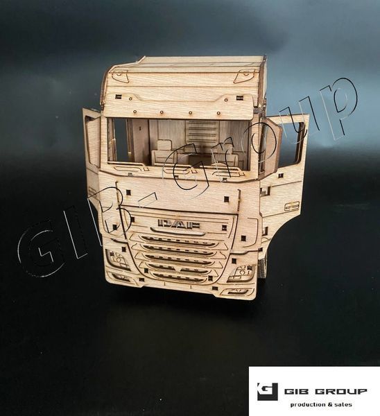 3D пазл конструктор из фанеры грузового автомобиля DAF XF 106 14320 фото