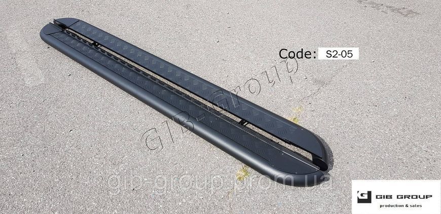 Пороги бічні майданчик для Peugeot Expert (07-16) d42х1,6мм 9970.S2-05L.4 фото