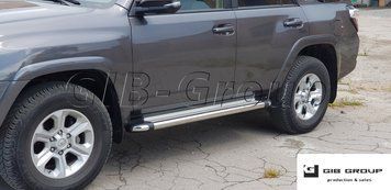 Пороги бічні труби з листом Toyota 4Runner 5 (2014+) D42 1376156940 фото