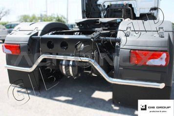 Тримач задніх підкрильників для MAN Tga, Tgx. Технічна нержавійка 15077/430 фото