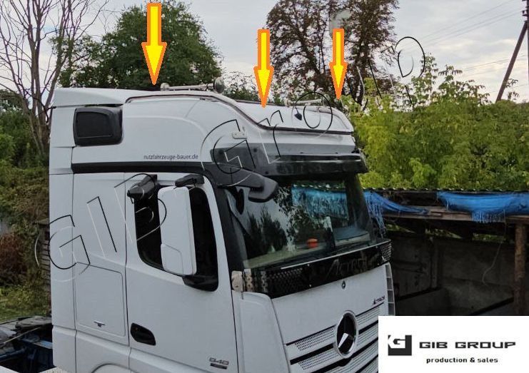 Держатель фар (Люстра) для "Mercedes-Benz" Actros MP4 (BM963; 2011&mdash;2018) 14885 фото